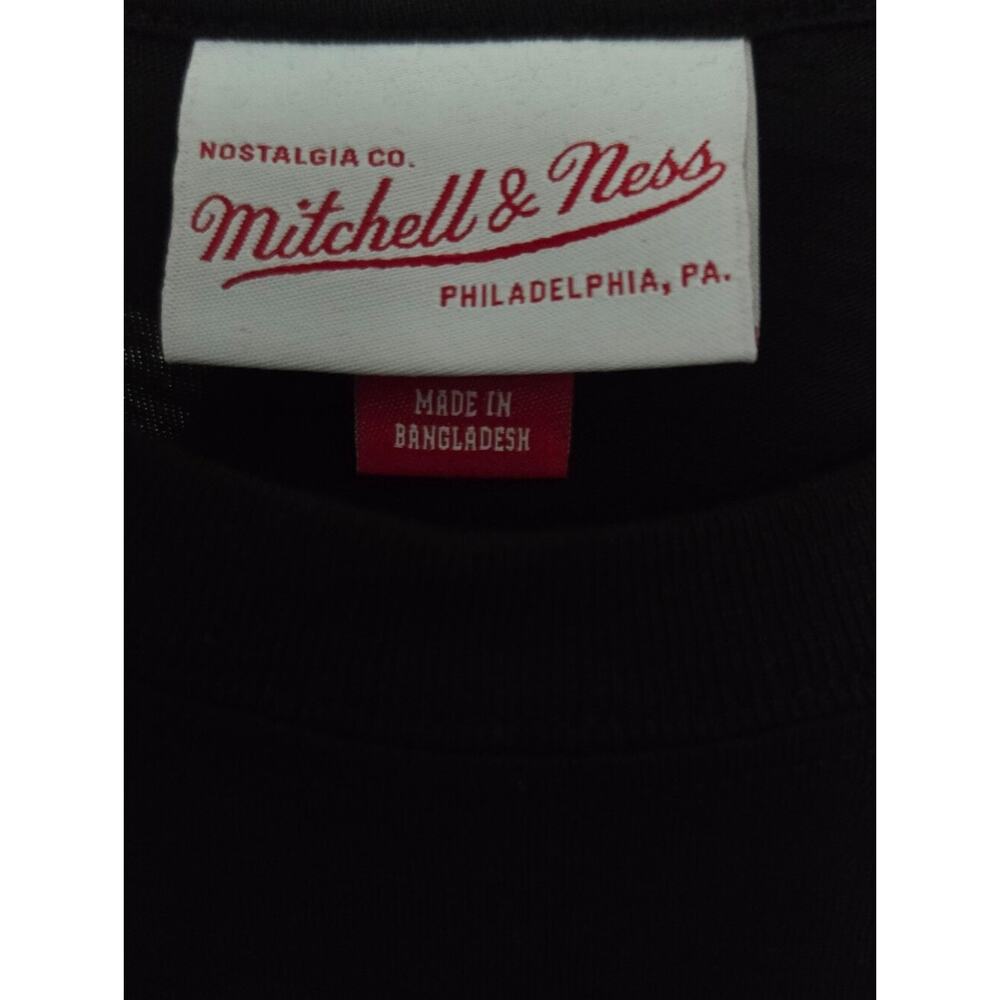Mitchell & Ness Philadelphia Eagles Youth Medium M 10/12 Black T-Shirt Retro - Picture 2 of 11
